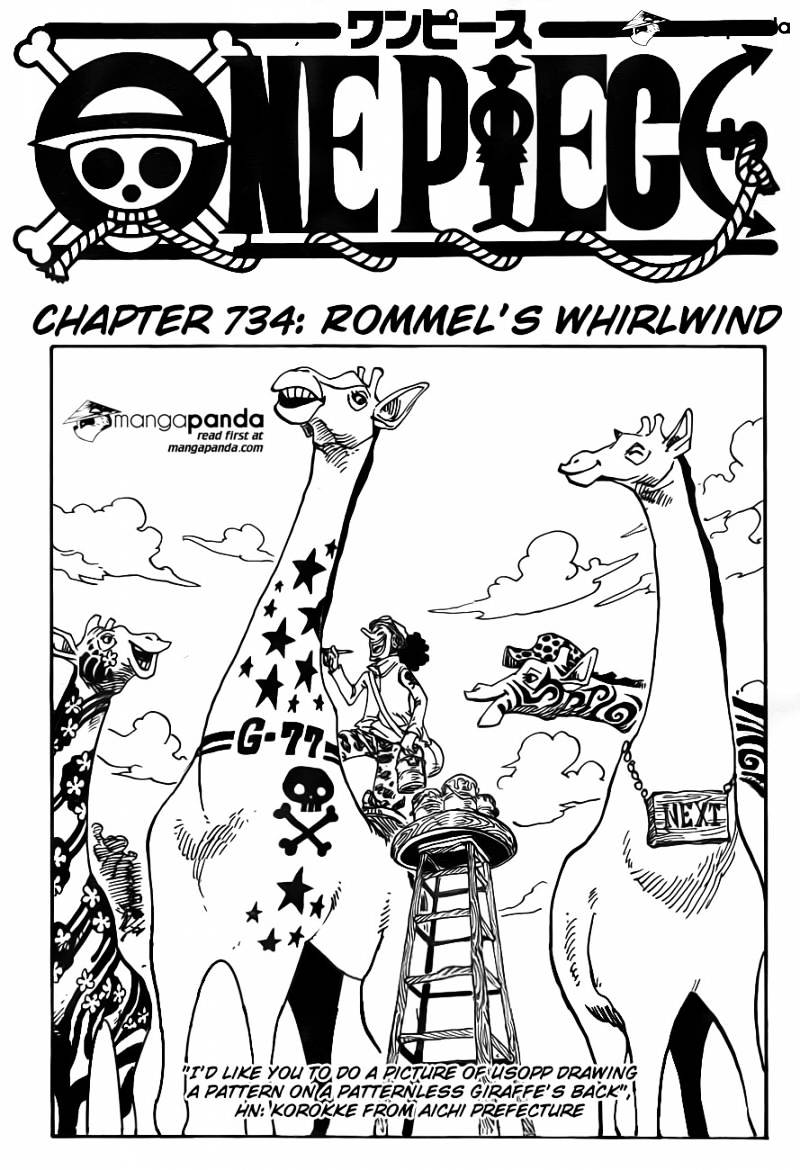 One Piece, chapter 734 image 03