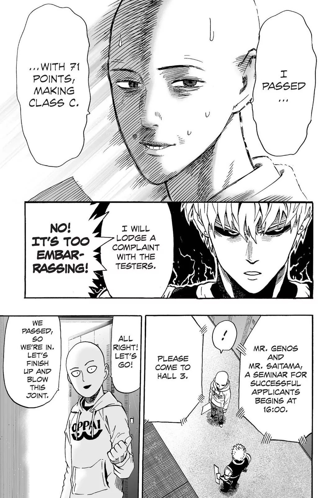 One Punch Man, Chapter 16 I Passed image 16