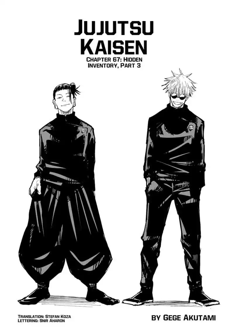 Jujutsu Kaisen, Chapter 67 Hidden Inventory, Part 3 image 01