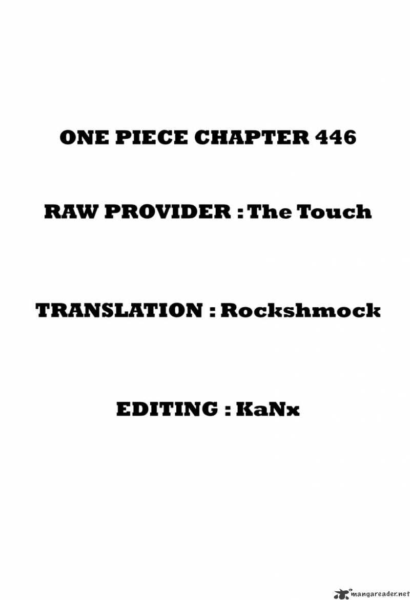 One Piece, chapter 446 image 19
