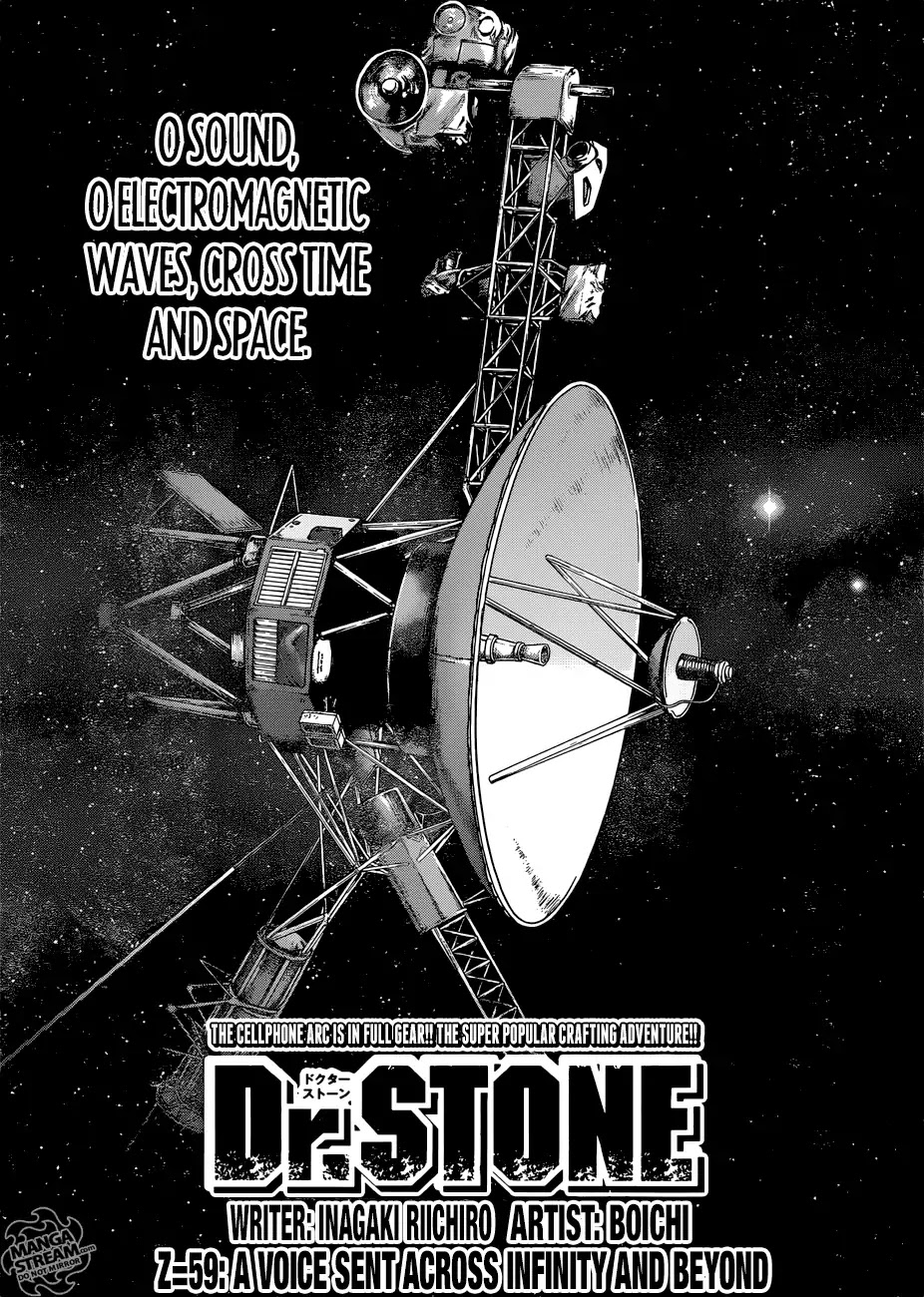 Dr.Stone, Chapter 59 A Voice Sent Across Infinity and Beyond image 01