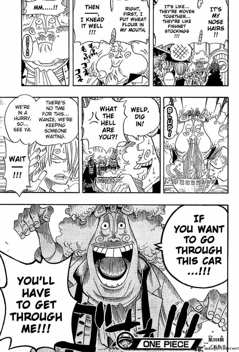 One Piece, chapter 368 image 20