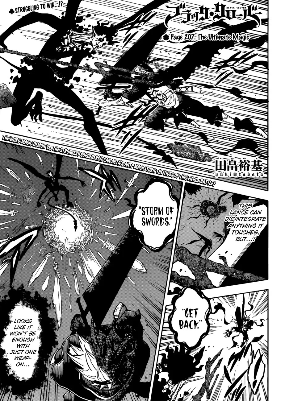 Black Clover, Chapter 207 The Ultimate Magic image 01