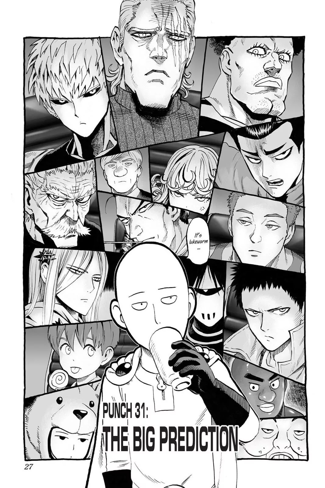 One Punch Man, Chapter 31 The Big Prediction image 01
