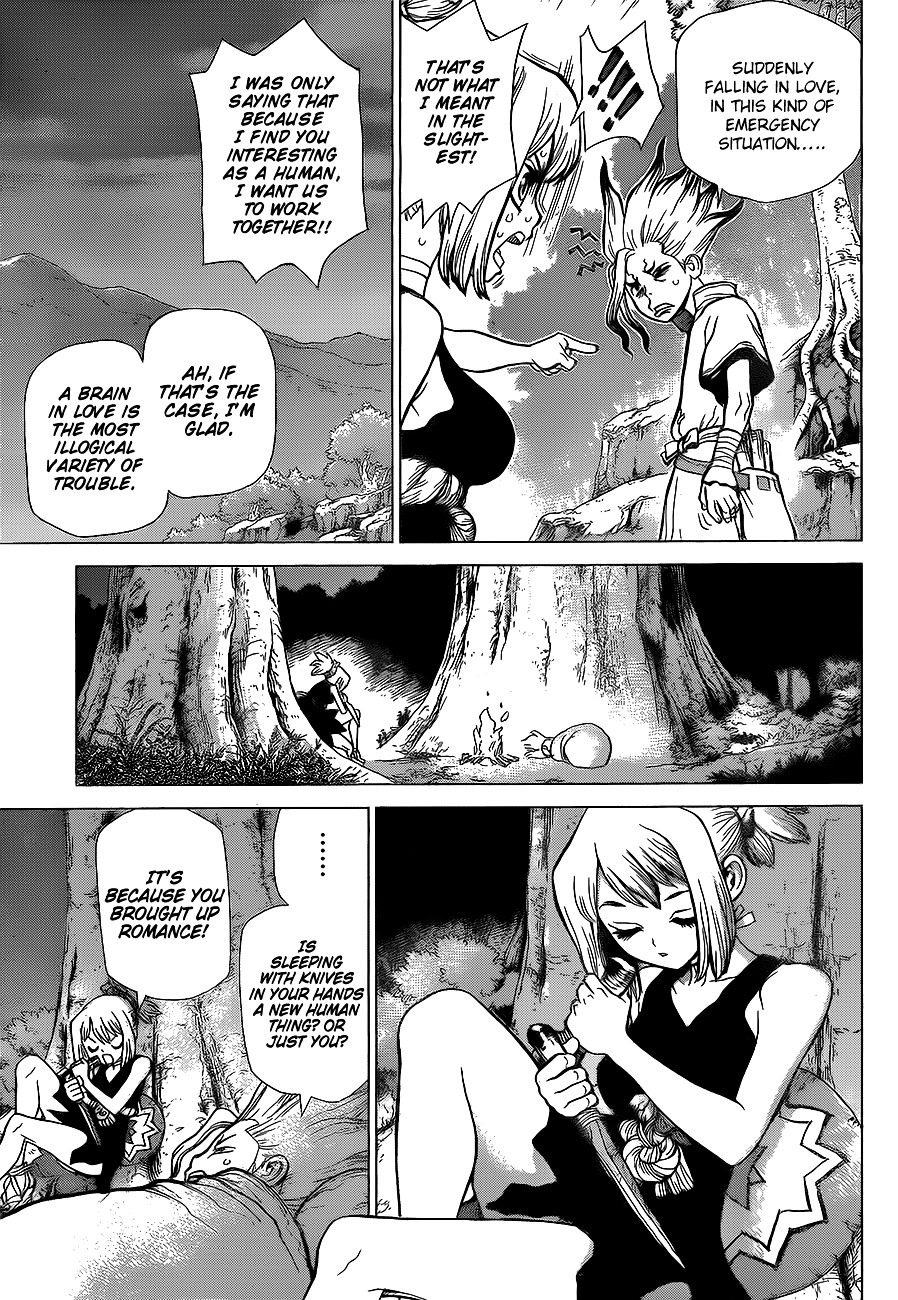 Dr.Stone, Chapter 17  A Bad Face image 04