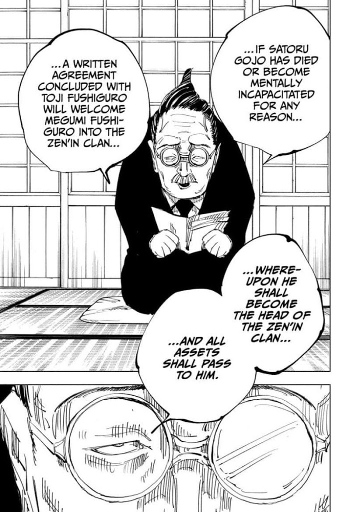 Jujutsu Kaisen, Chapter 138 The Zen