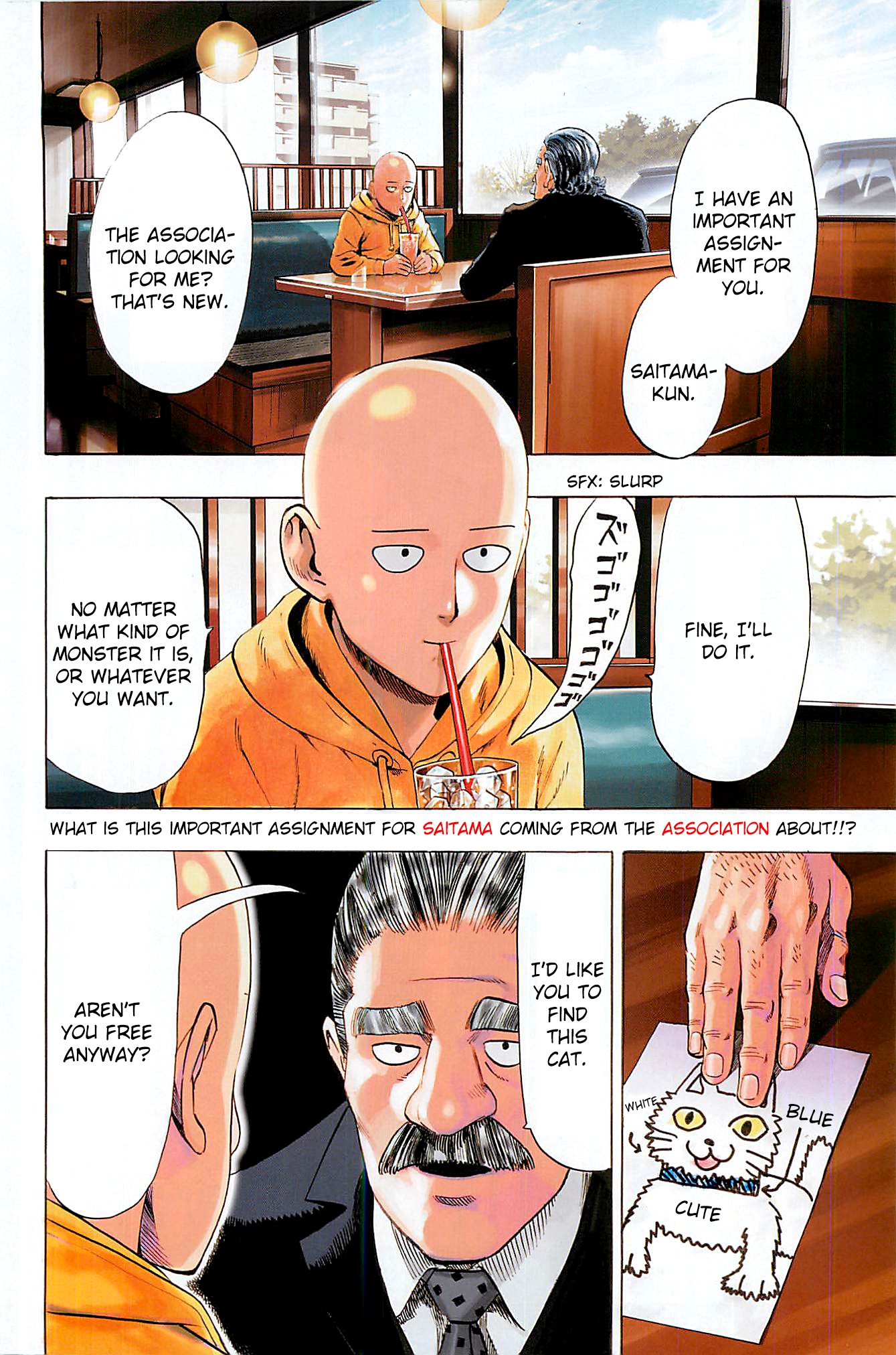 One Punch Man, Chapter 40.1 Lost Cat image 02