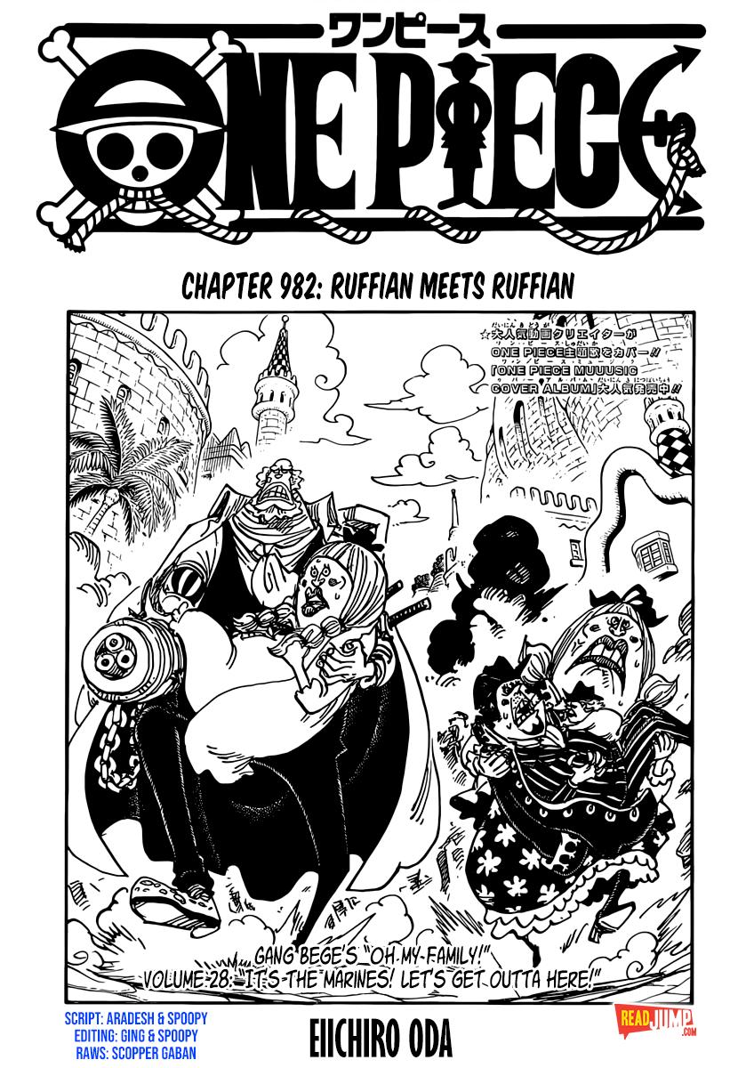One Piece, chapter 982 image 01