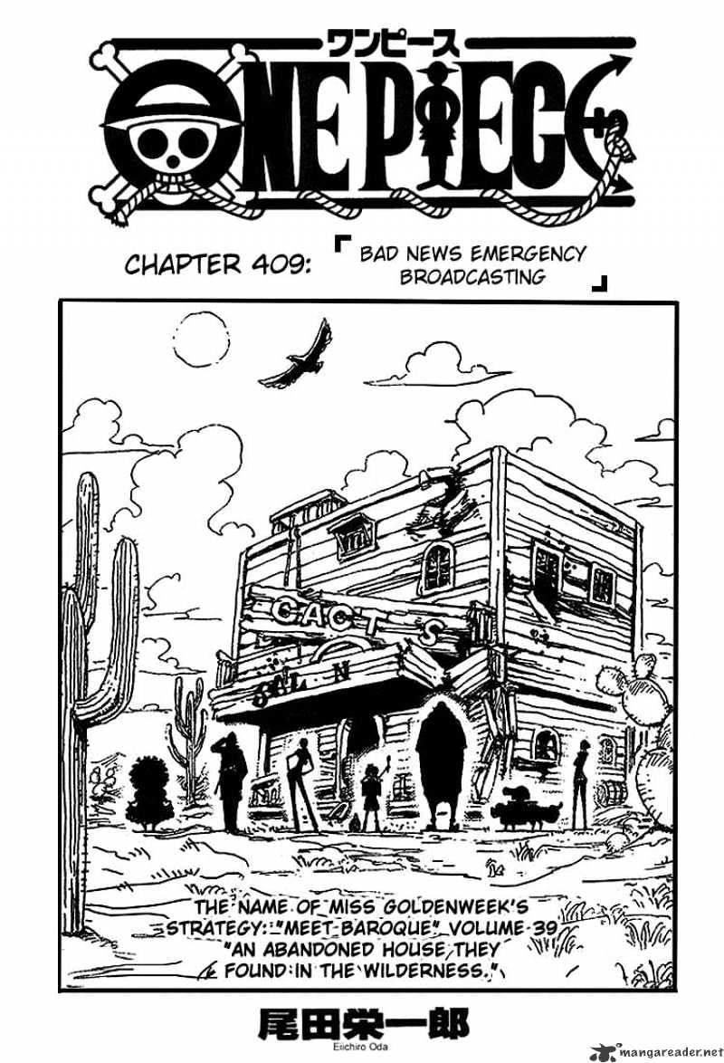 One Piece, chapter 409 image 01