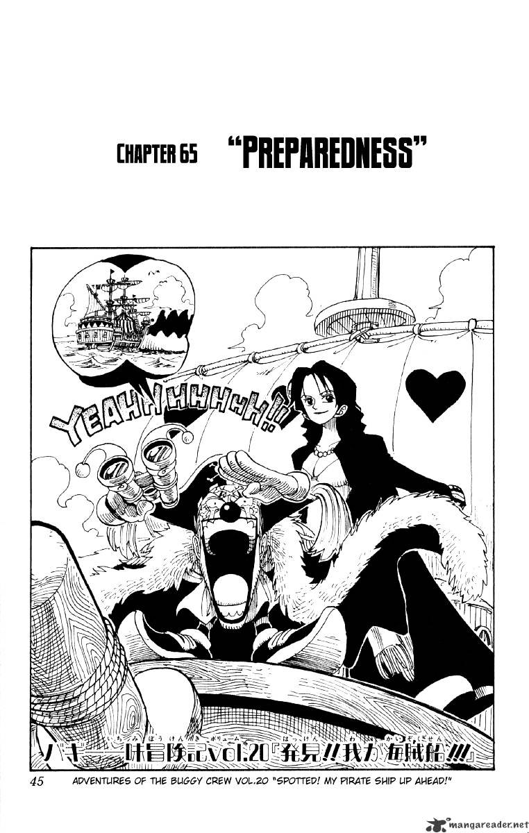 One Piece, chapter 65 image 01