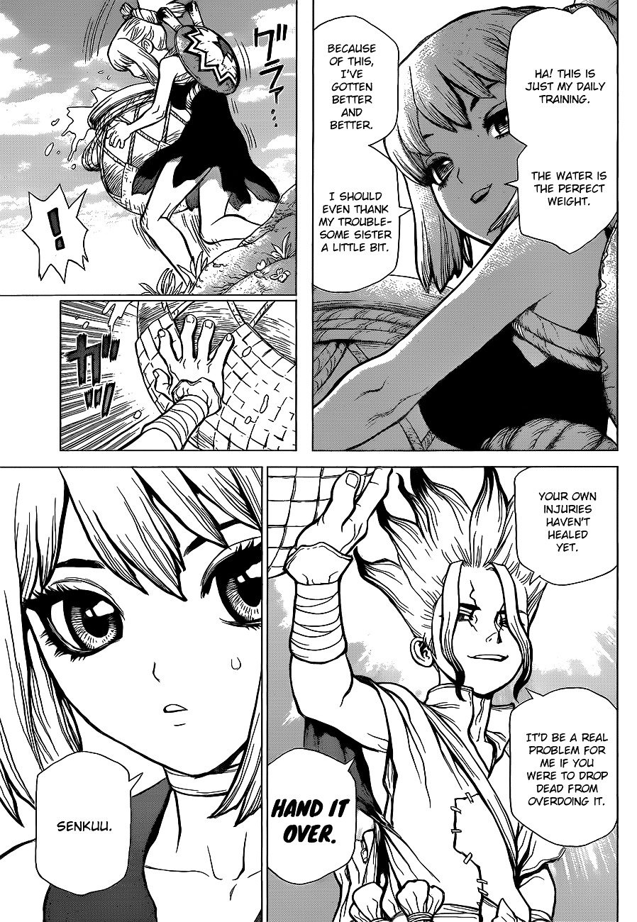 Dr.Stone, Chapter 17  A Bad Face image 08