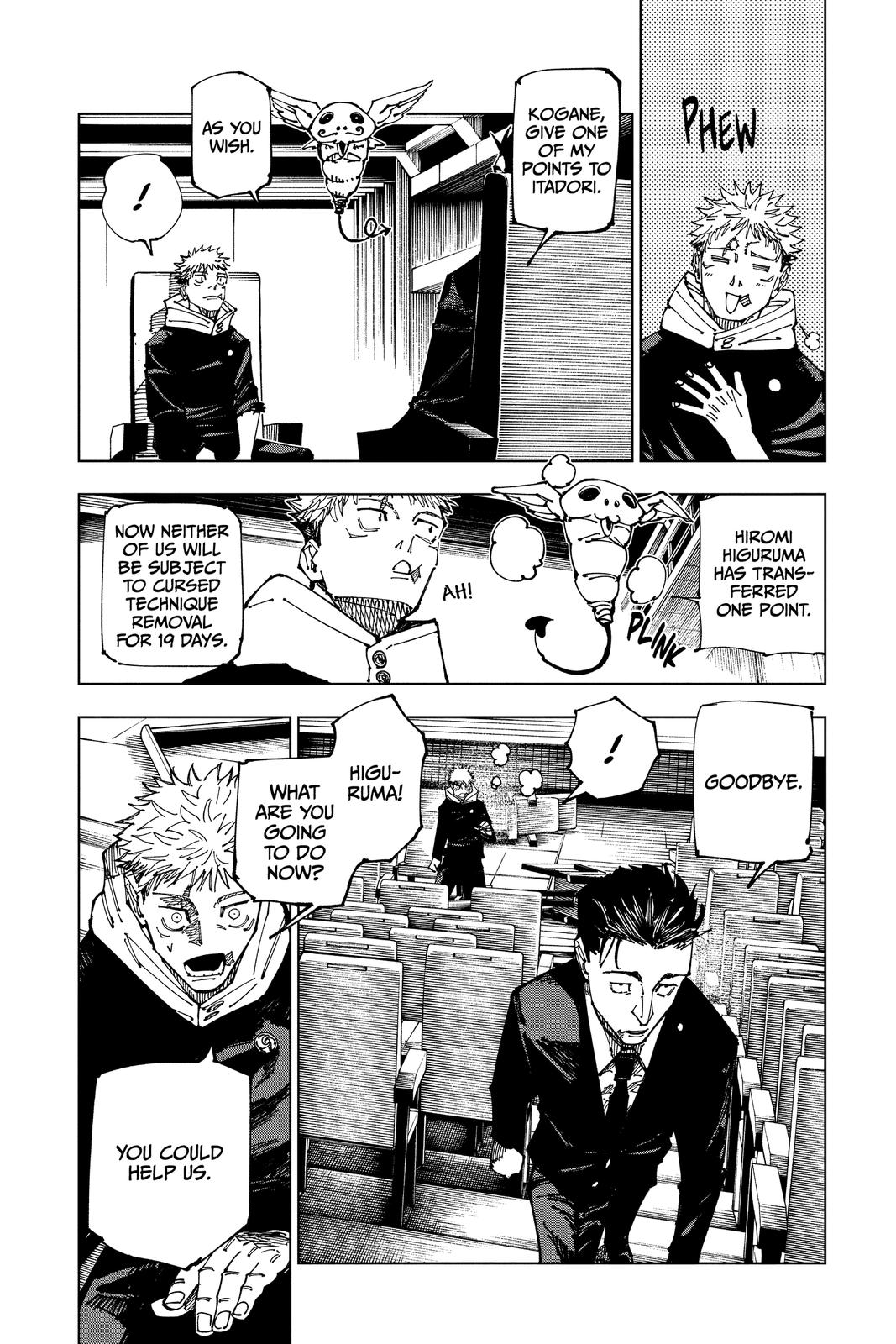 Jujutsu Kaisen, Chapter 167 image 02