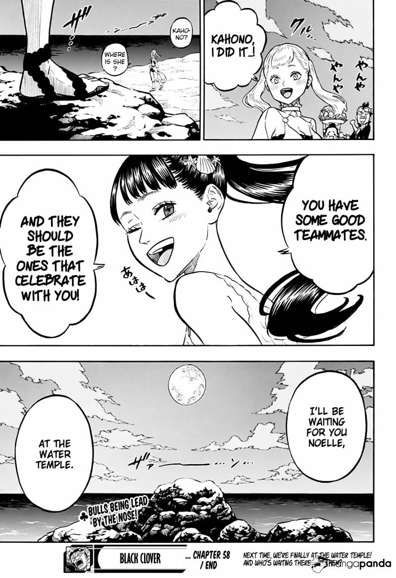 Black Clover, Chapter 58  The Story Of The Growing Water Child image 20