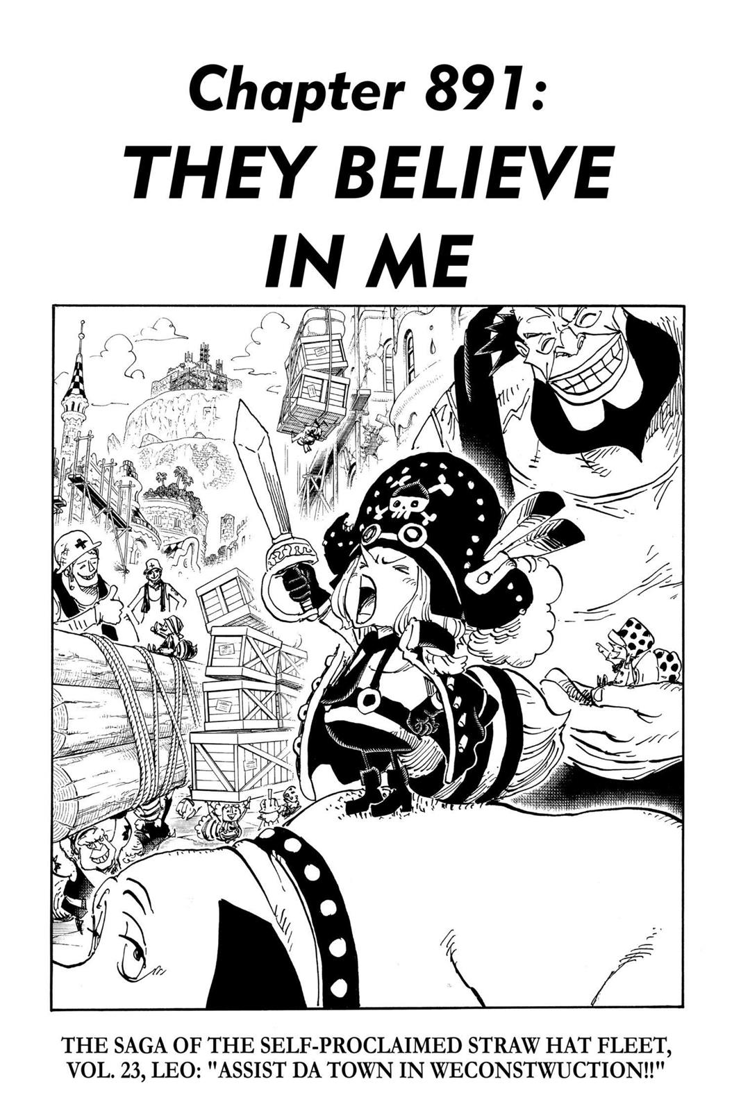 One Piece, Chapter 891 image 01