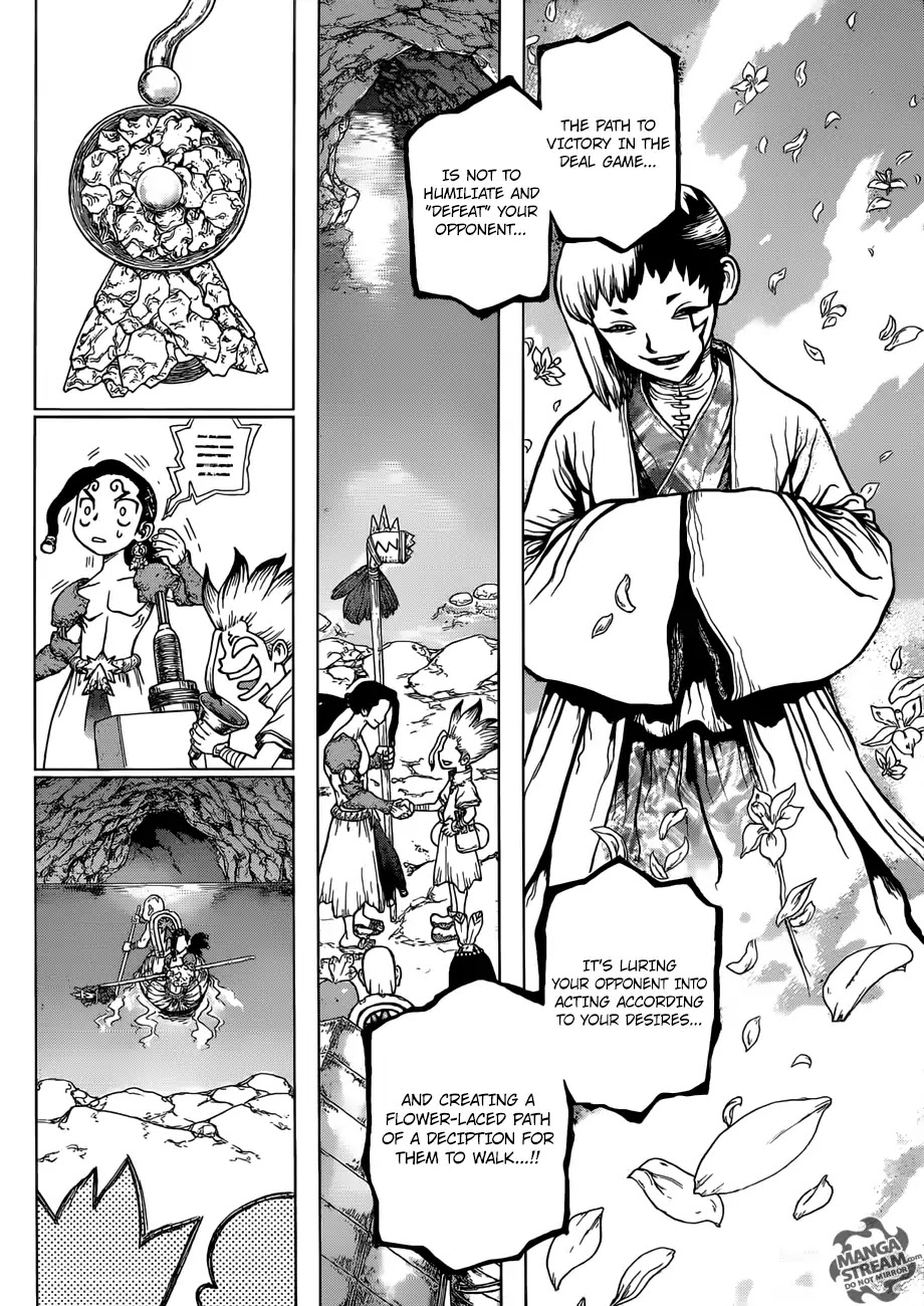 Dr.Stone, Chapter 123 The Battle of Wits