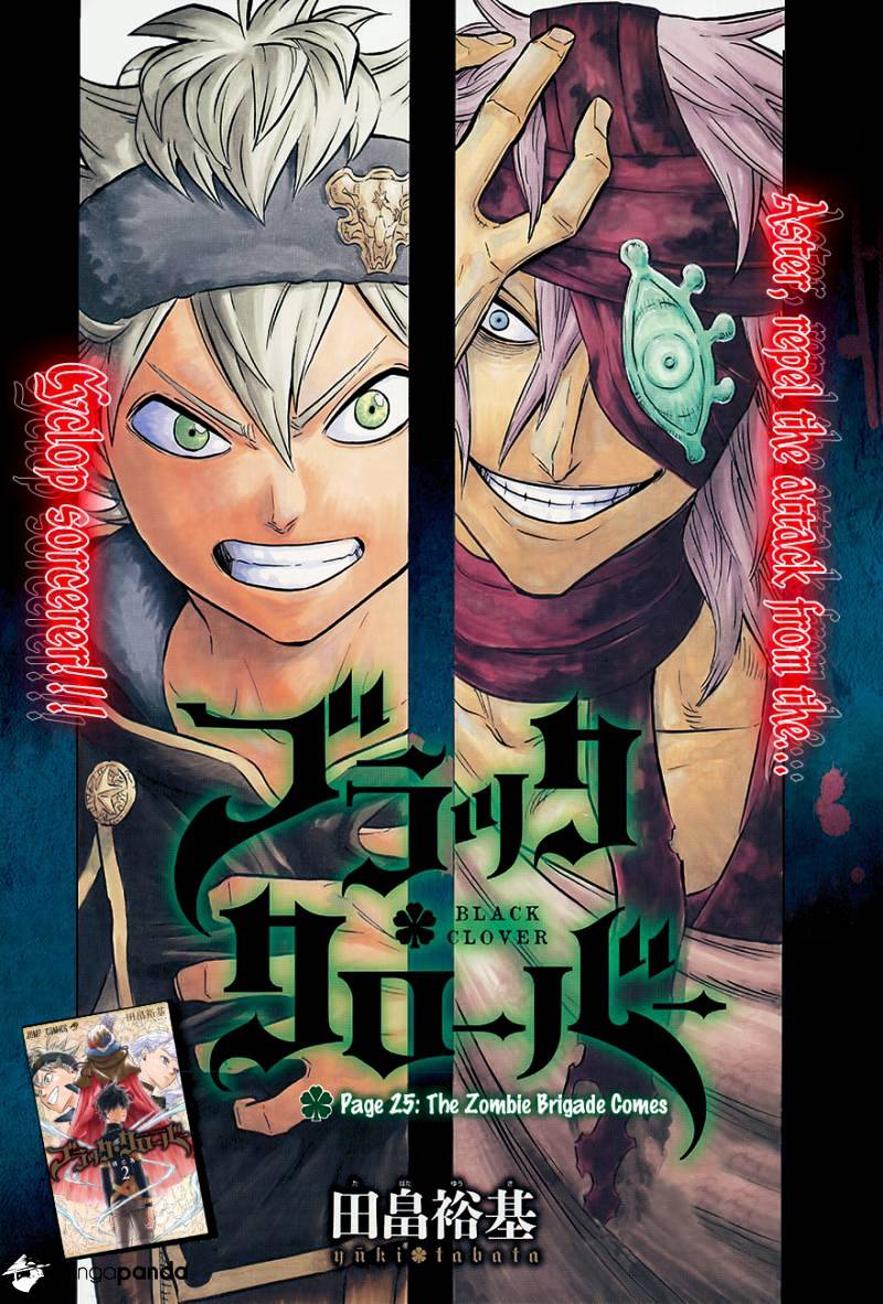 Black Clover, Chapter 25  The Zombie Brigade Comes image 02