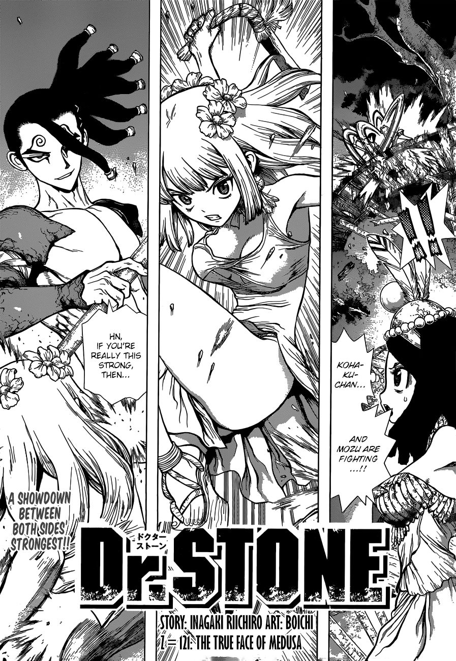 Dr.Stone, Chapter 121 The True Face of Medusa image 01