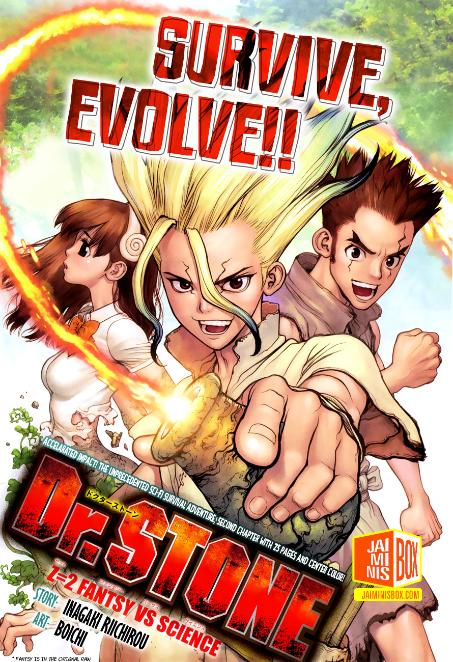 Dr.Stone, Chapter 2  Fantsy vs Science image 01