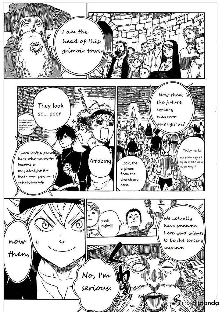 Black Clover, Chapter 1  The Boy