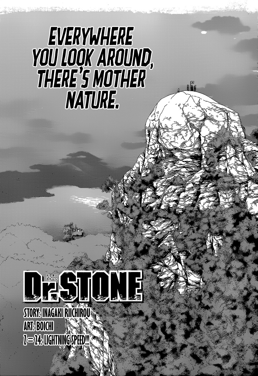 Dr.Stone, Chapter 24  Lightning Speed!!! image 01