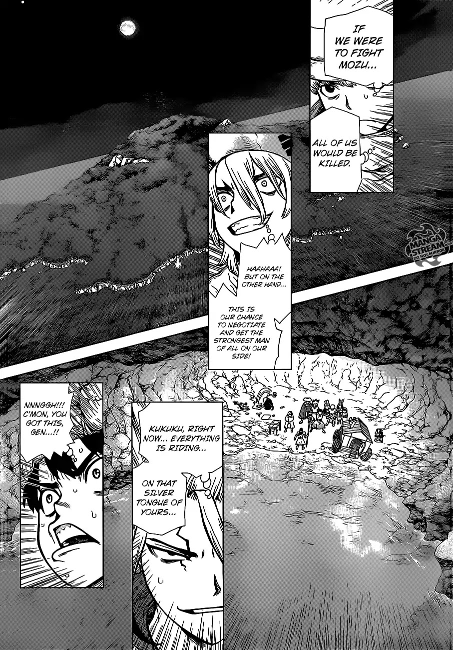 Dr.Stone, Chapter 123 The Battle of Wits