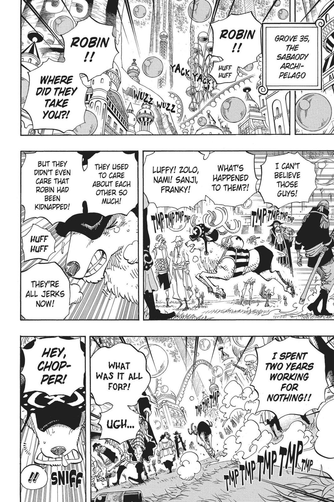 One Piece, Chapter 600 image 02