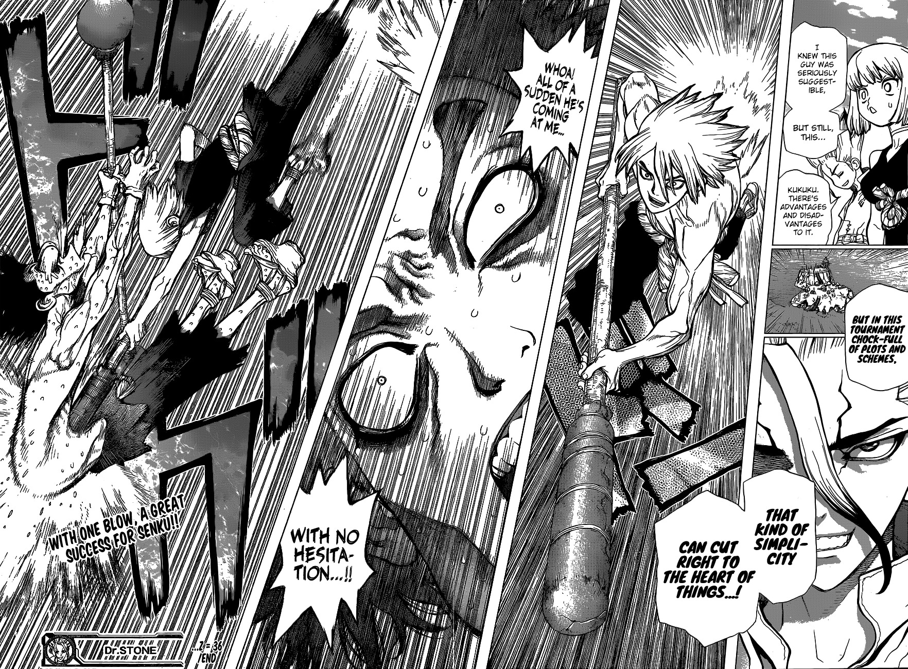 Dr.Stone, Chapter 36  Kinrou And Ginrou image 19