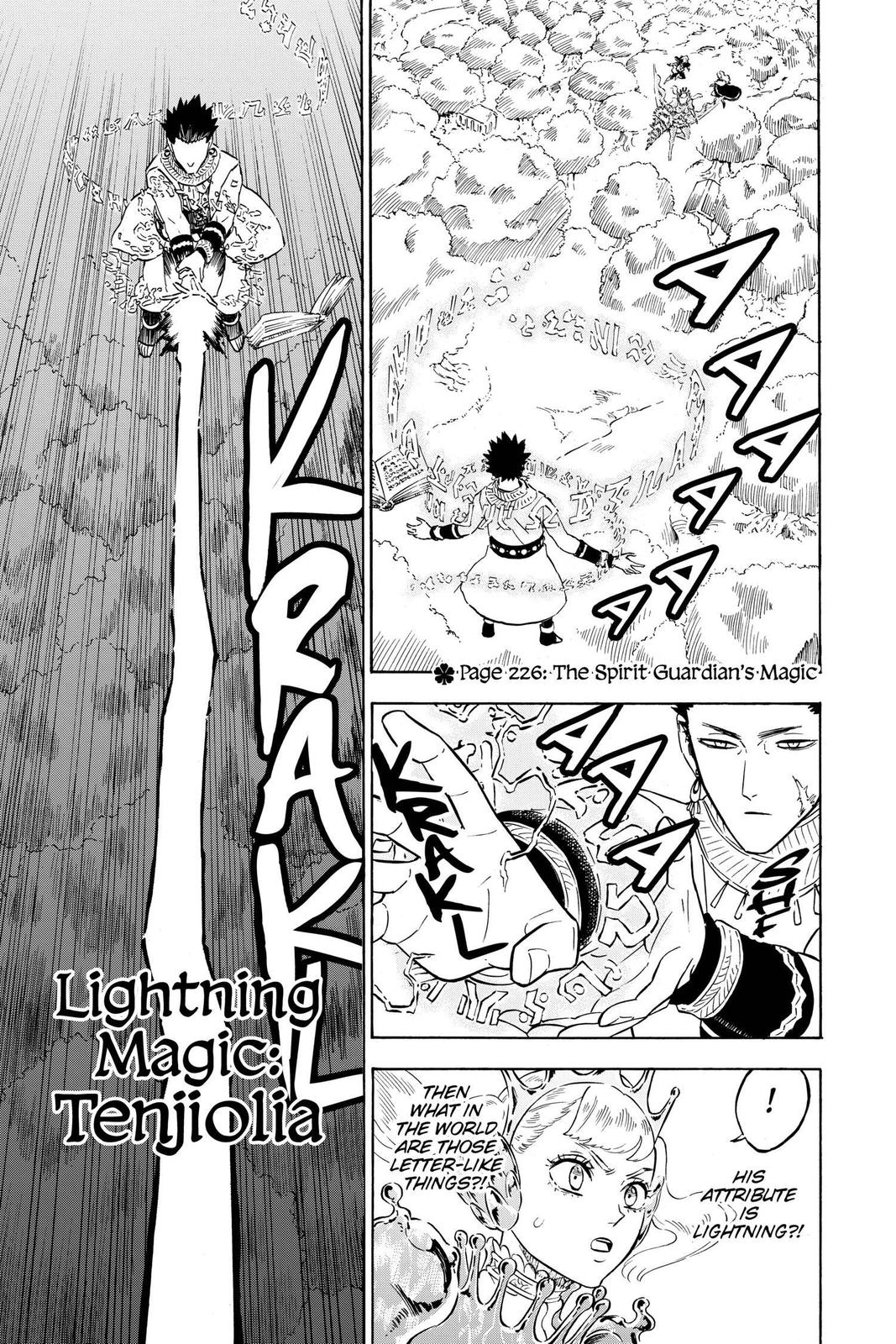 Black Clover, Chapter 226 image 01