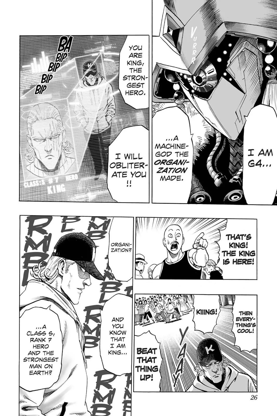 One Punch Man, Chapter 38 King image 23