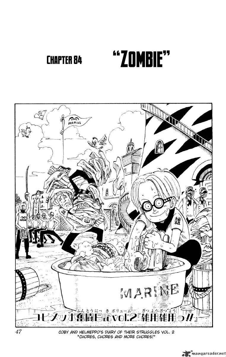 One Piece, chapter 84 image 01