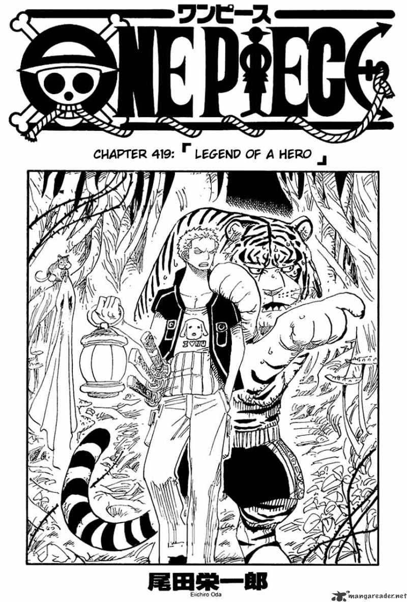 One Piece, chapter 419 image 01