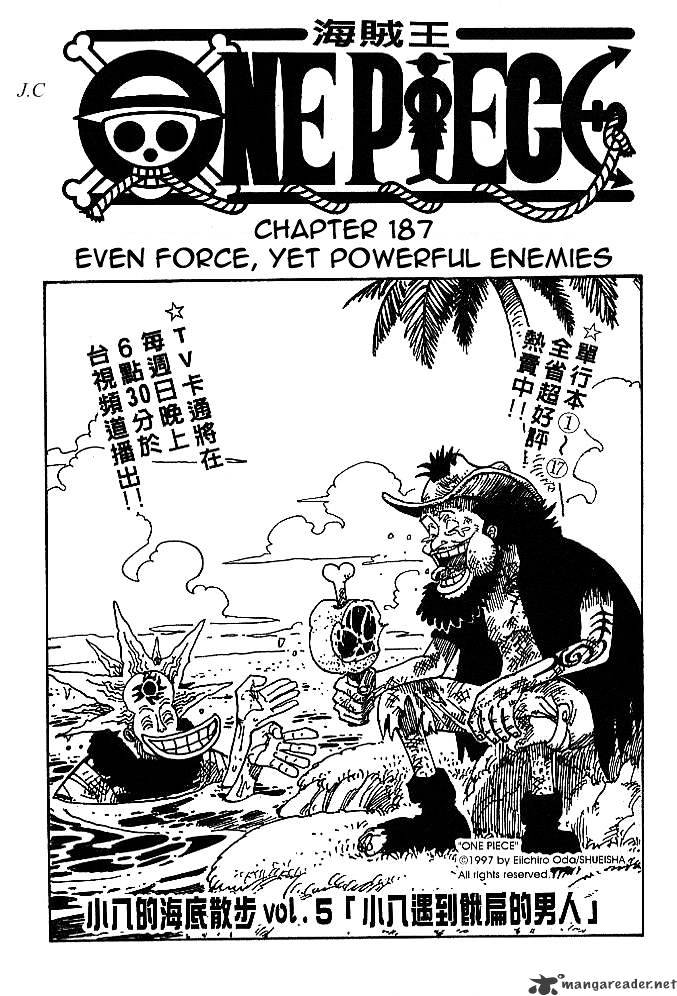 One Piece, chapter 187 image 01