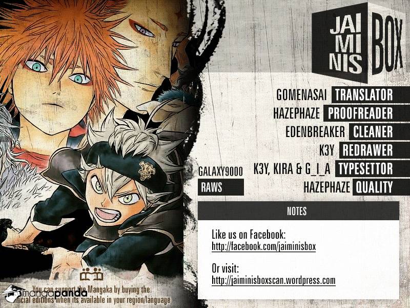 Black Clover, Chapter 29  Sore Loser image 01