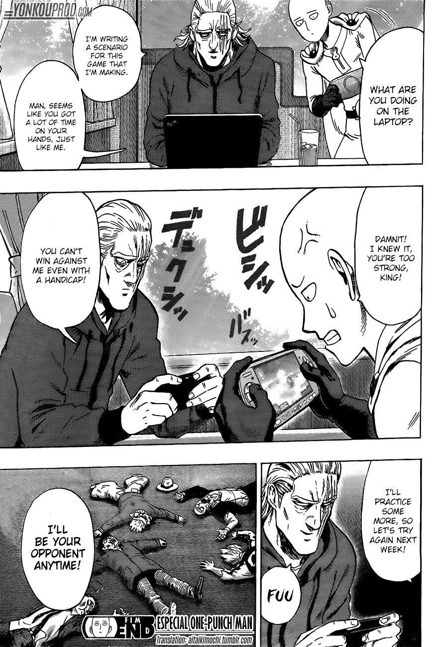 One Punch Man, Chapter 67.1 King