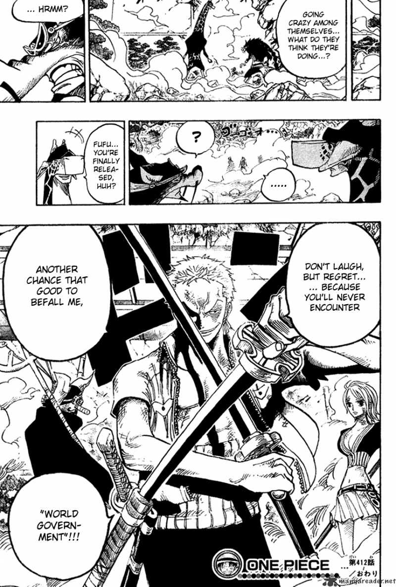 One Piece, chapter 412 image 18