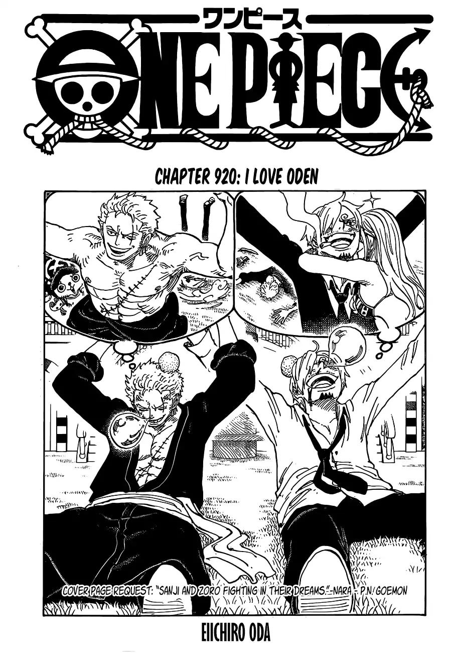 One Piece, chapter 920 image 01