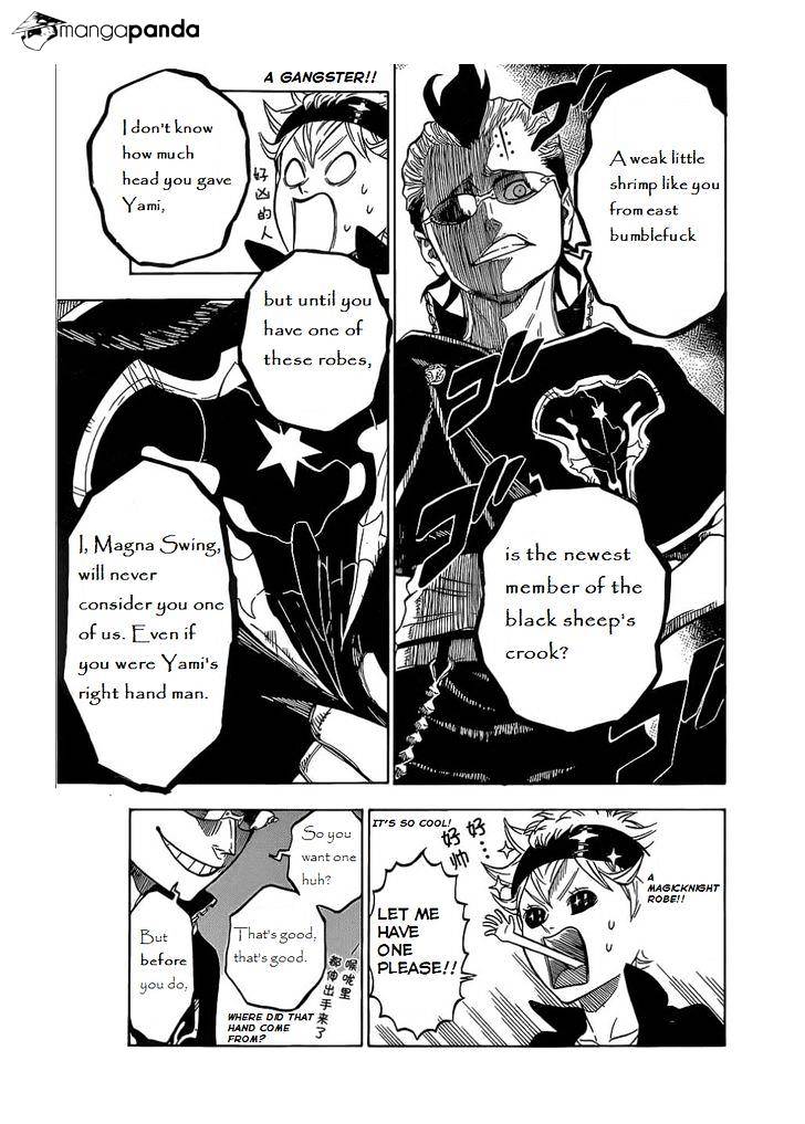 Black Clover, Chapter 4  The Black Sheep