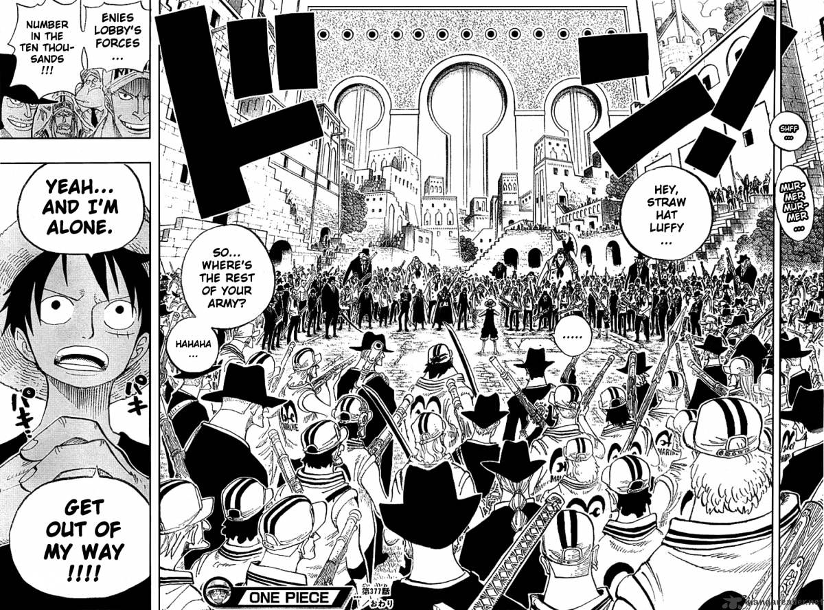 One Piece, chapter 377 image 16