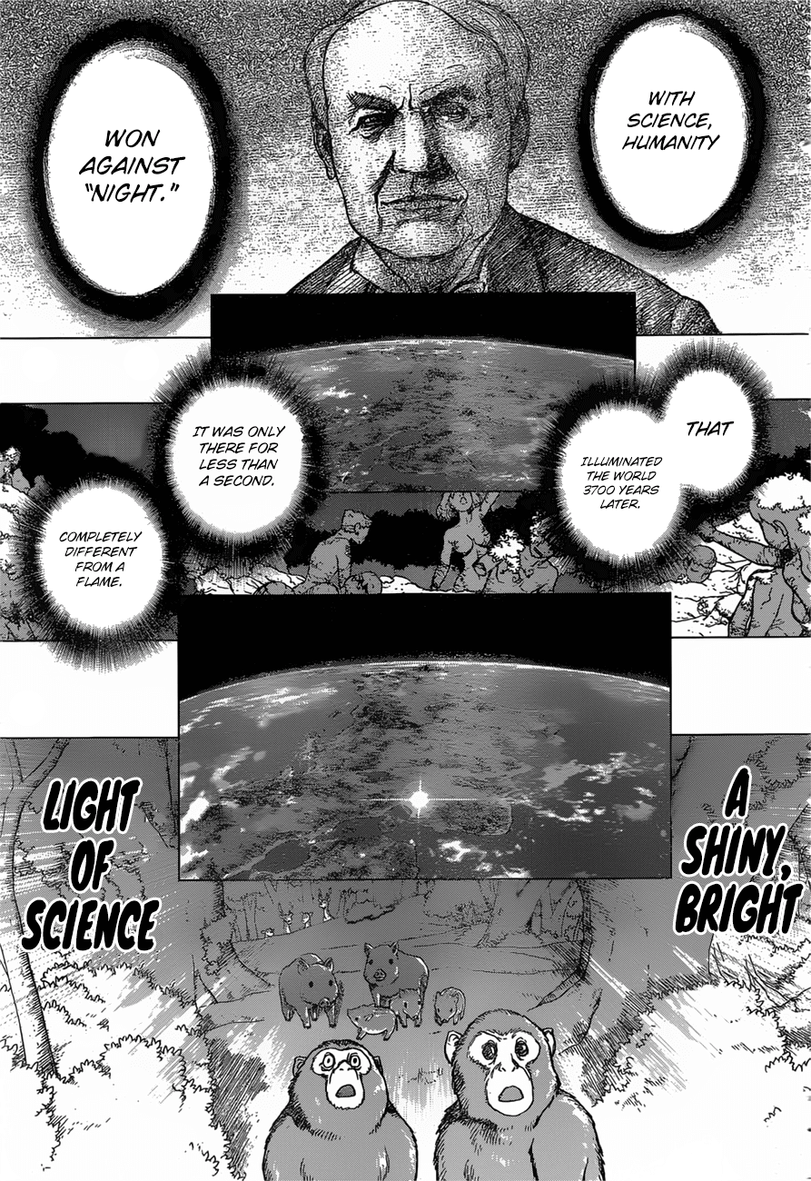 Dr.Stone, Chapter 25  With this hand, the light of science image 15