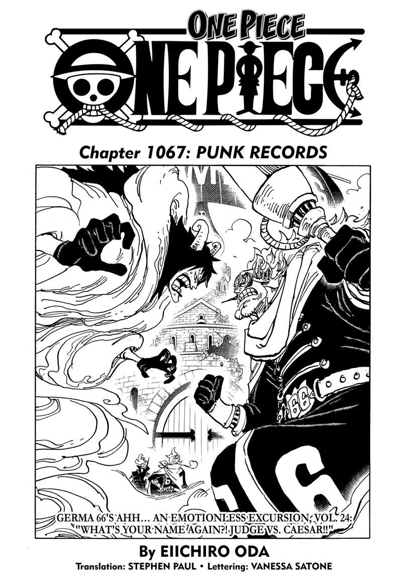 One Piece, Chapter 1067 image 01