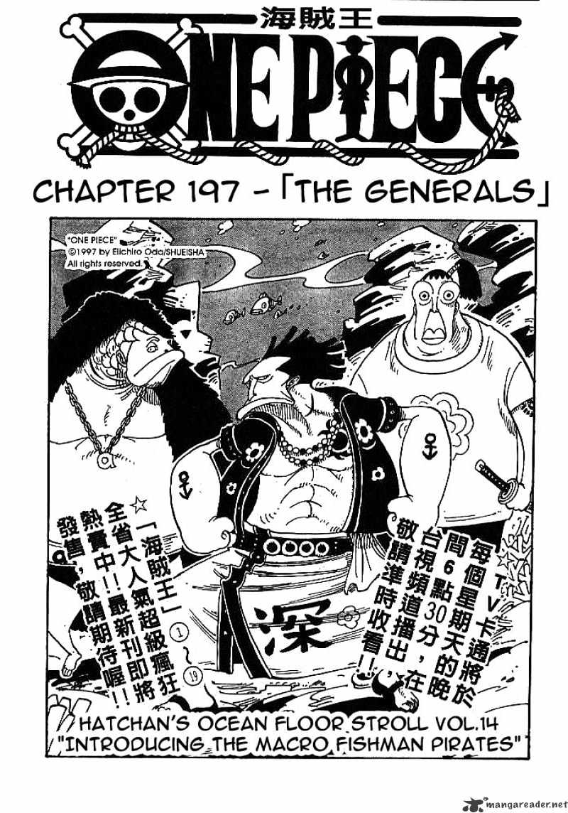 One Piece, chapter 197 image 01