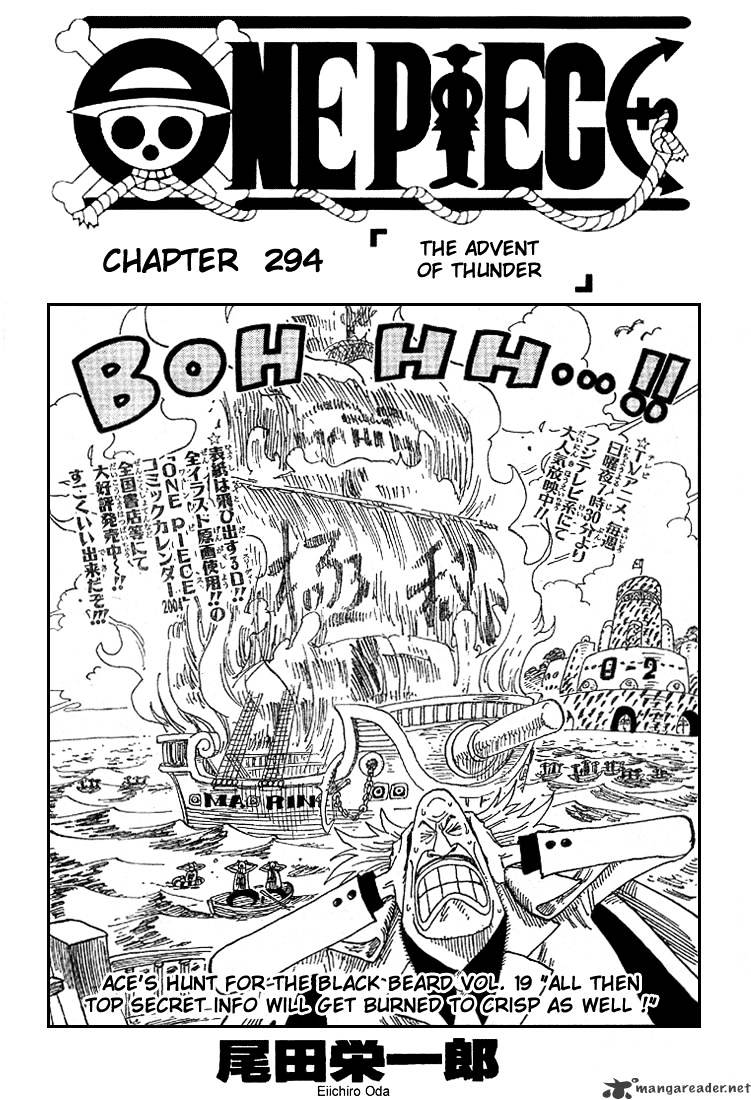 One Piece, chapter 294 image 01