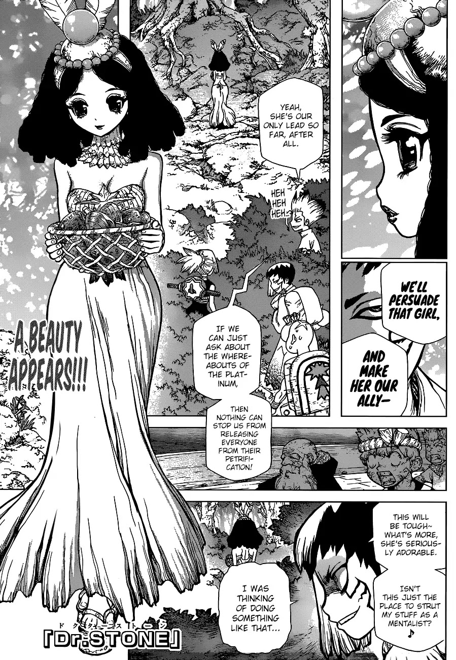 Dr.Stone, Chapter 105 The Most Beautiful Girl on the Island image 01