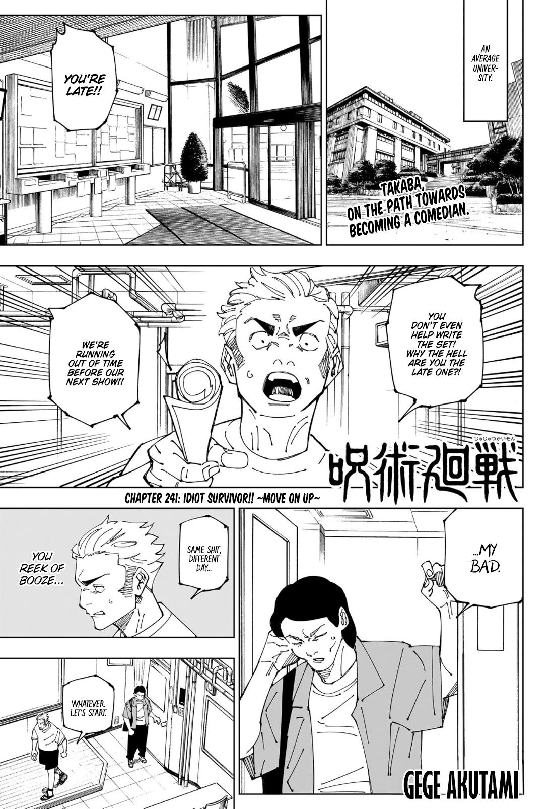 Jujutsu Kaisen, Chapter 241 image 01