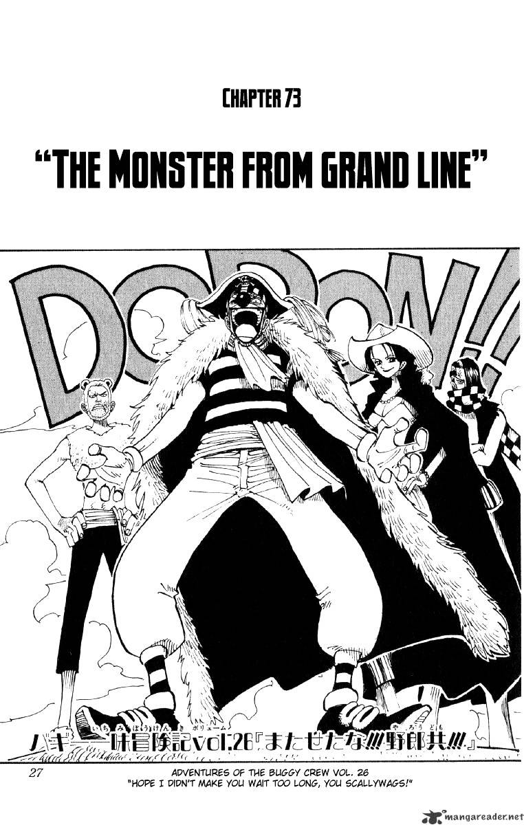 One Piece, chapter 73 image 01