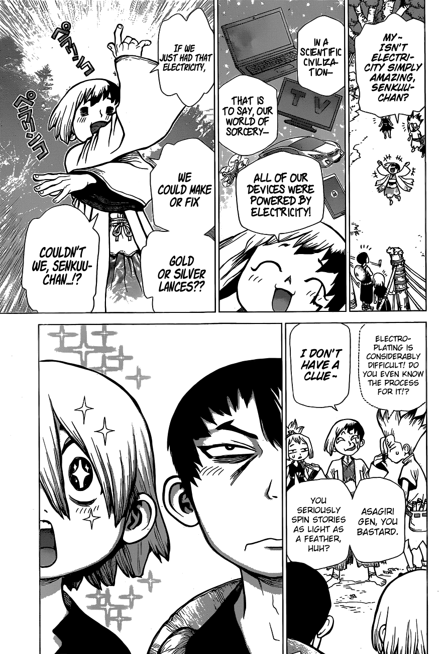 Dr.Stone, Chapter 25  With this hand, the light of science image 11