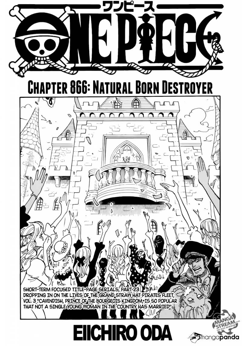 One Piece, chapter 866 image 01