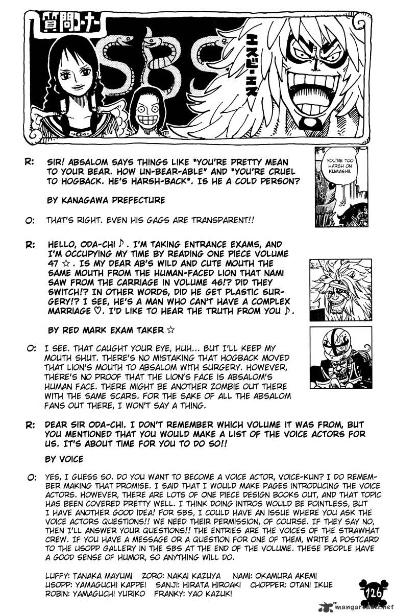 One Piece, chapter 465 image 20