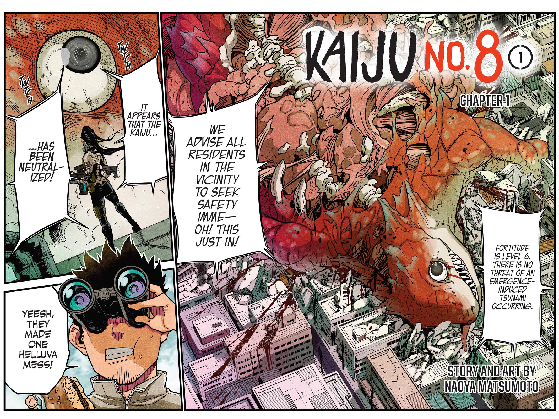 Kaiju No 8, Chapter 1 image 03