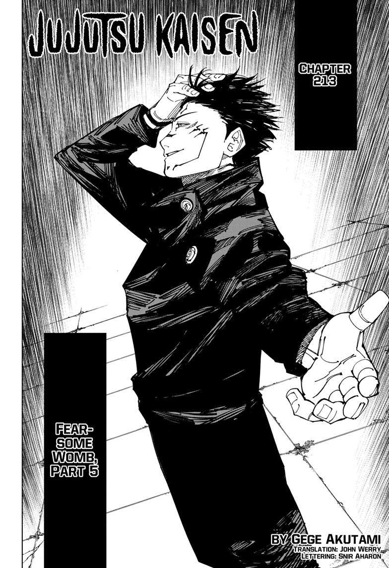 Jujutsu Kaisen, Chapter 213 image 03